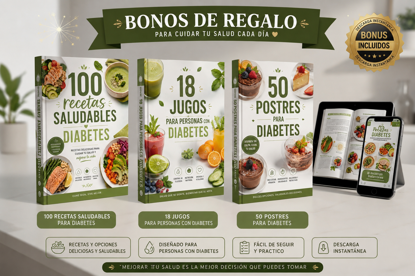 100 Recetas Saludables DIABETES